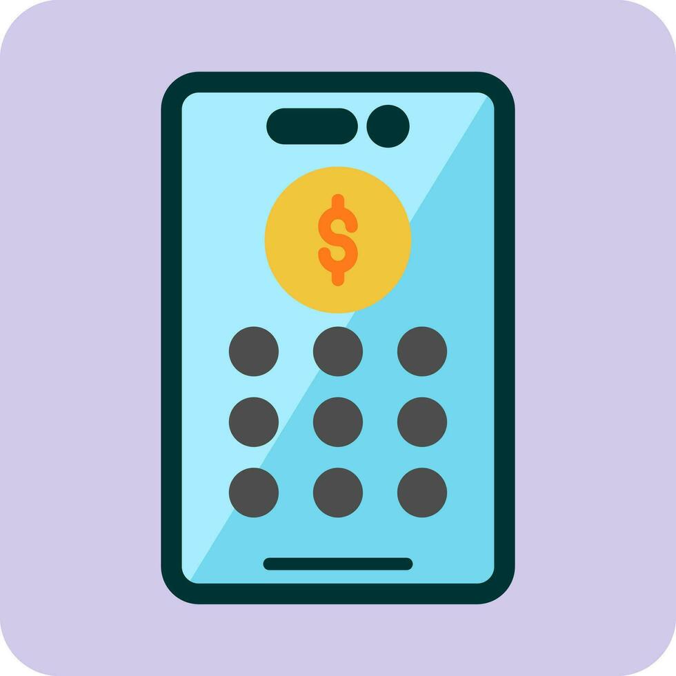 Banking Pin Code Vector Icon