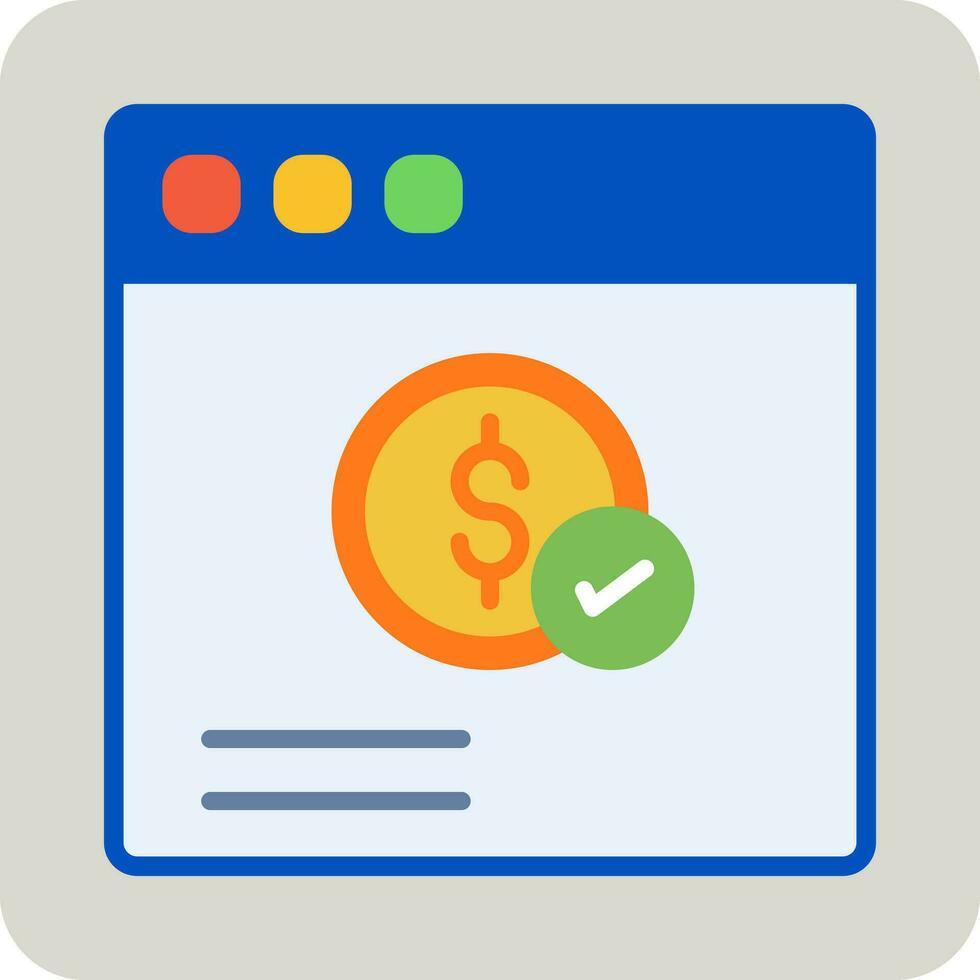 Online Payment Vector Icon