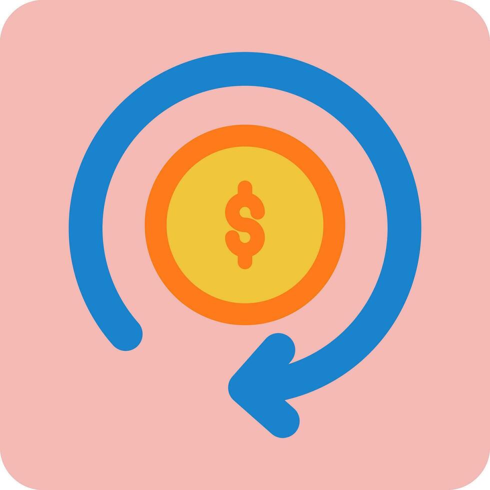 Money Refund Vector Icon