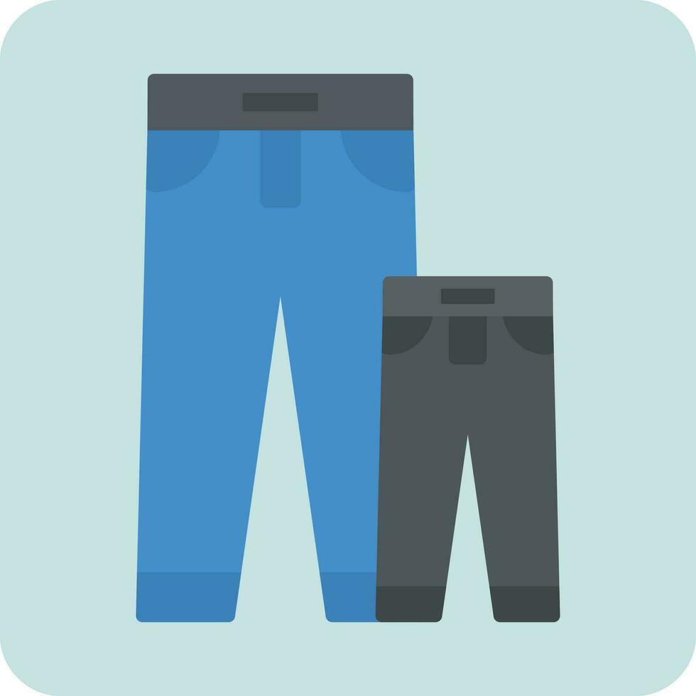 icono de vector de pantalones