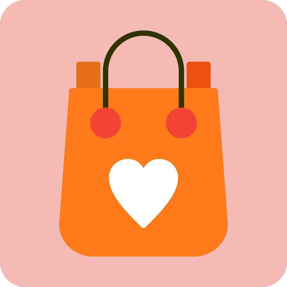 icono de vector de bolsa de compras