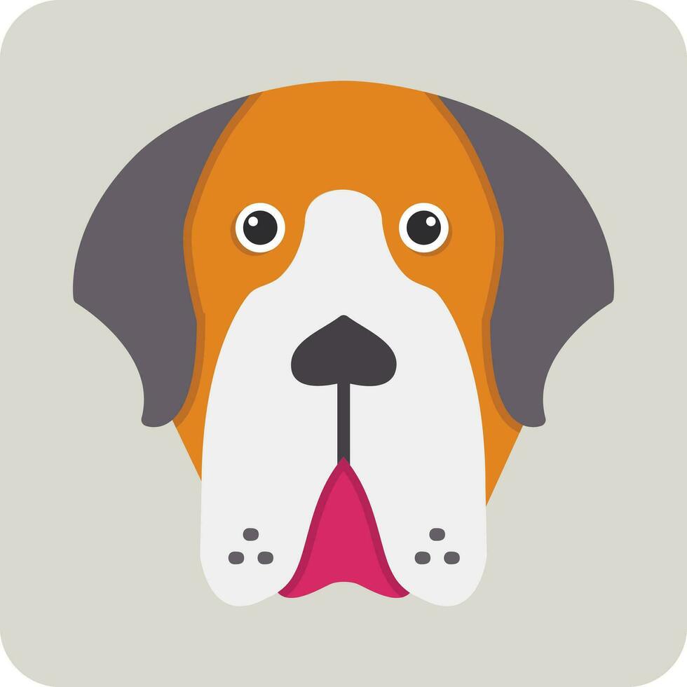 Saint Bernard Vector Icon