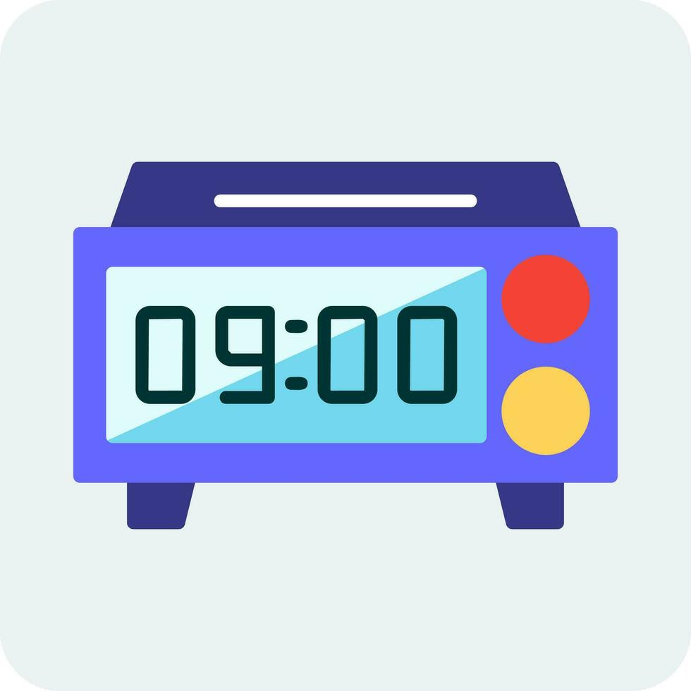 icono de vector de reloj digital