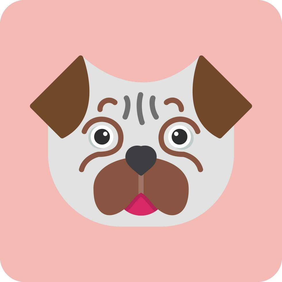 Pug Vector Icon