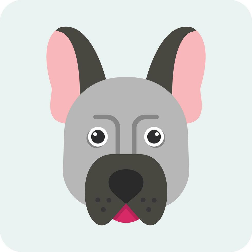 French Bulldog Vector Icon