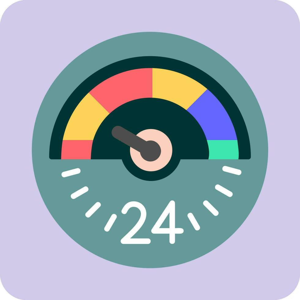 Speedometer Vector Icon