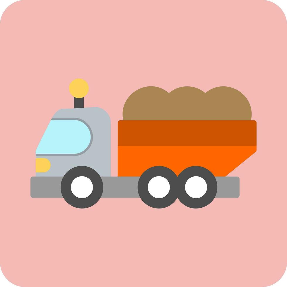 Dump Truck Vector Icon