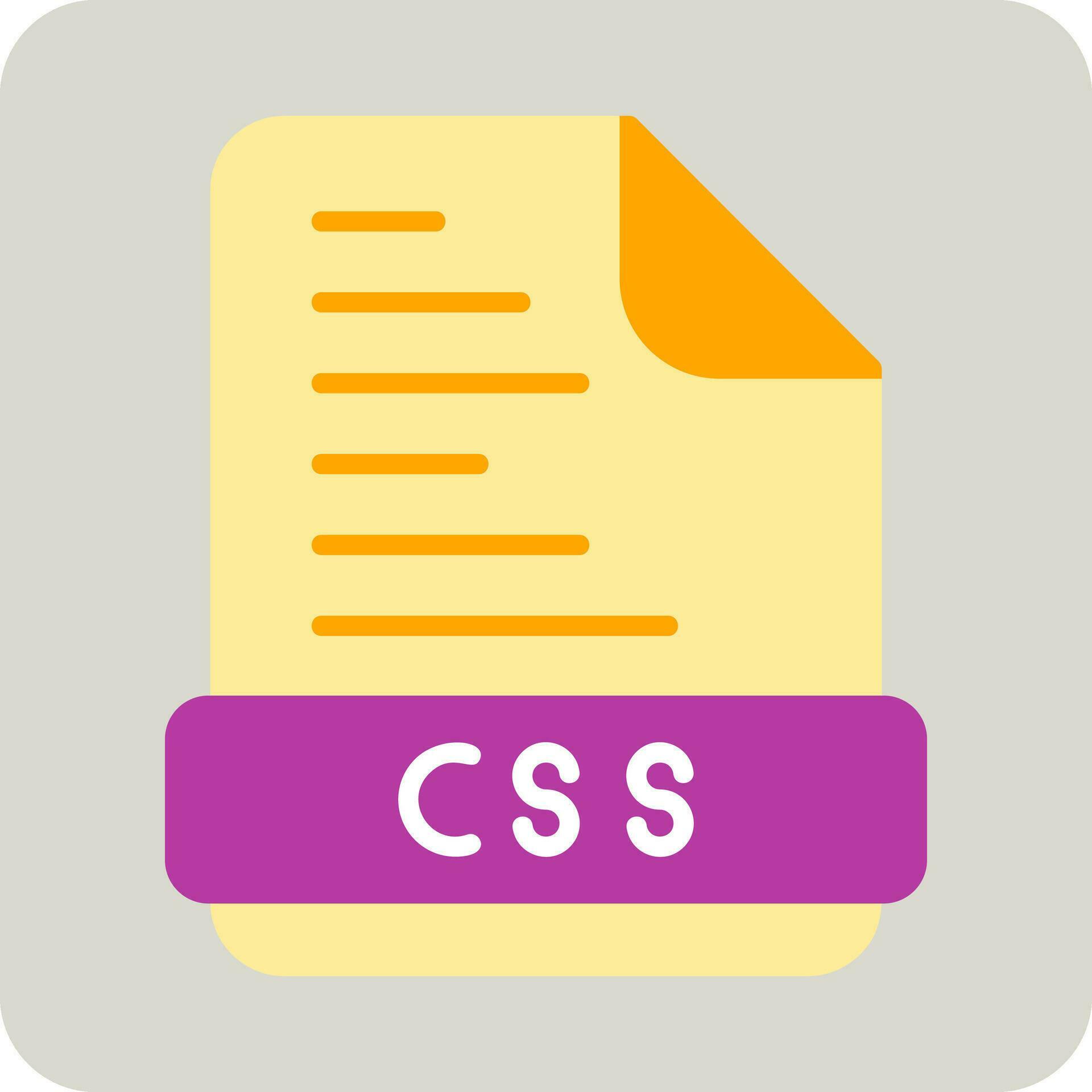 CSS File Vector Icon 30994267 Vector Art at Vecteezy