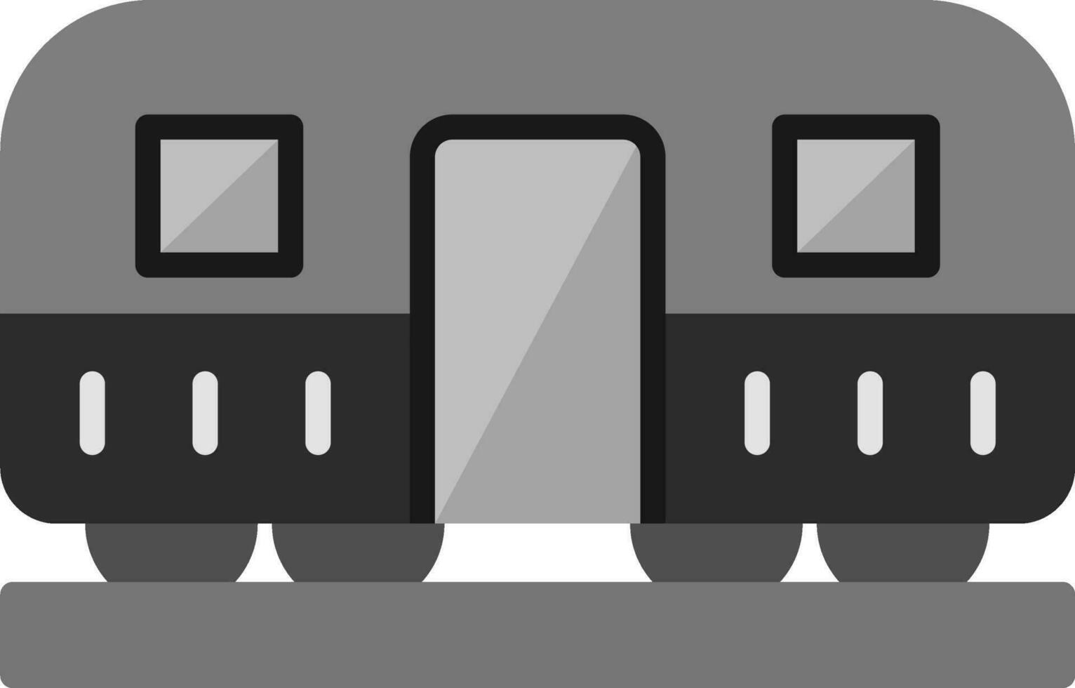 icono de vector de tren