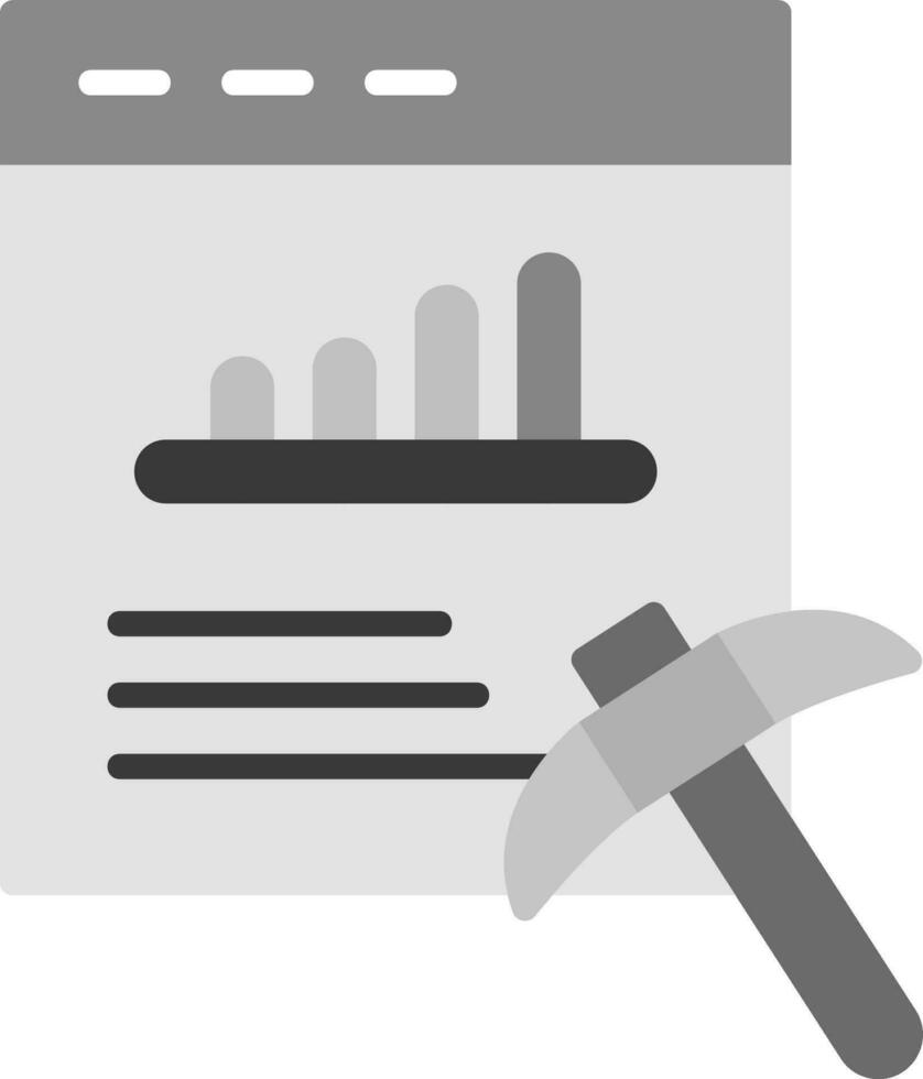 Data Mining Vector Icon