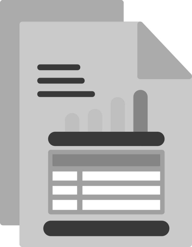Data Report Vector Icon