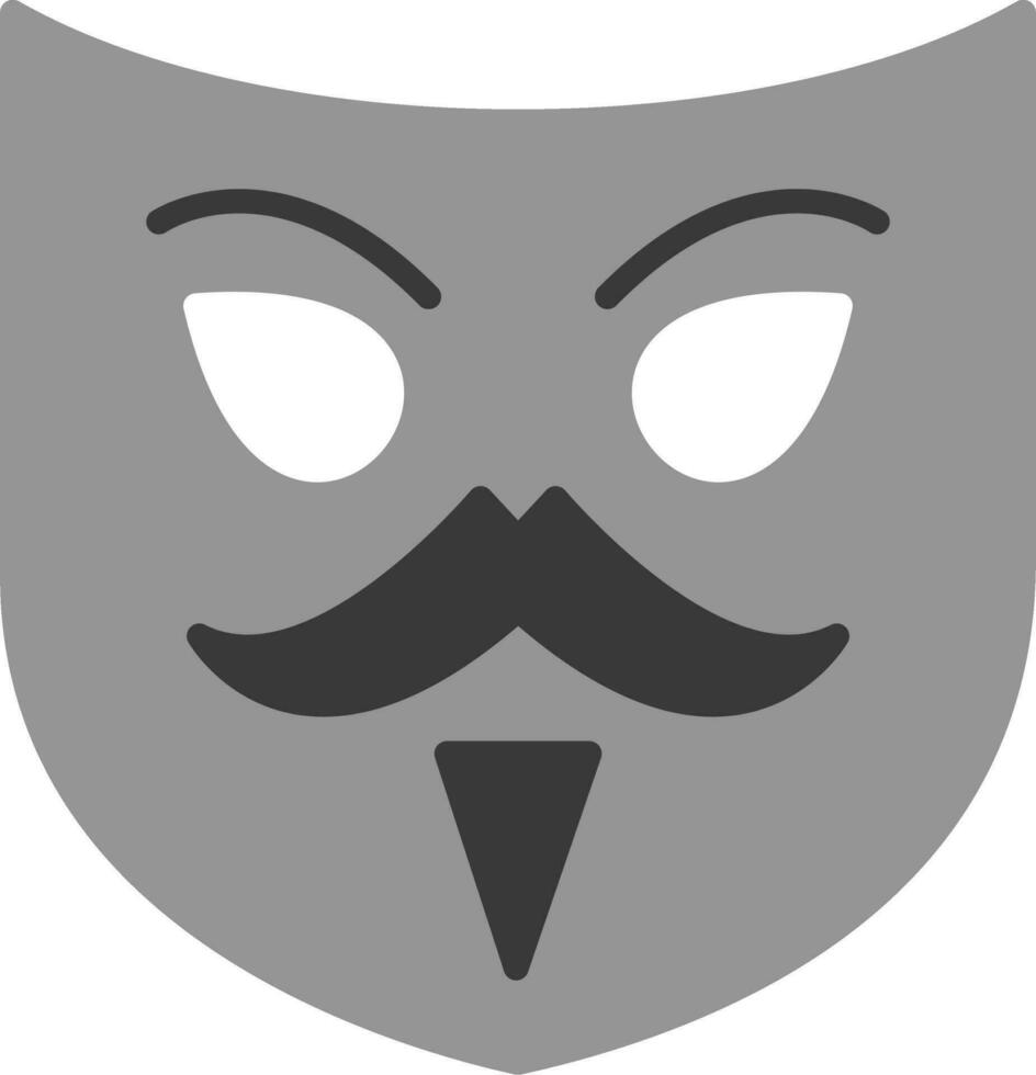 mascarada vector icono