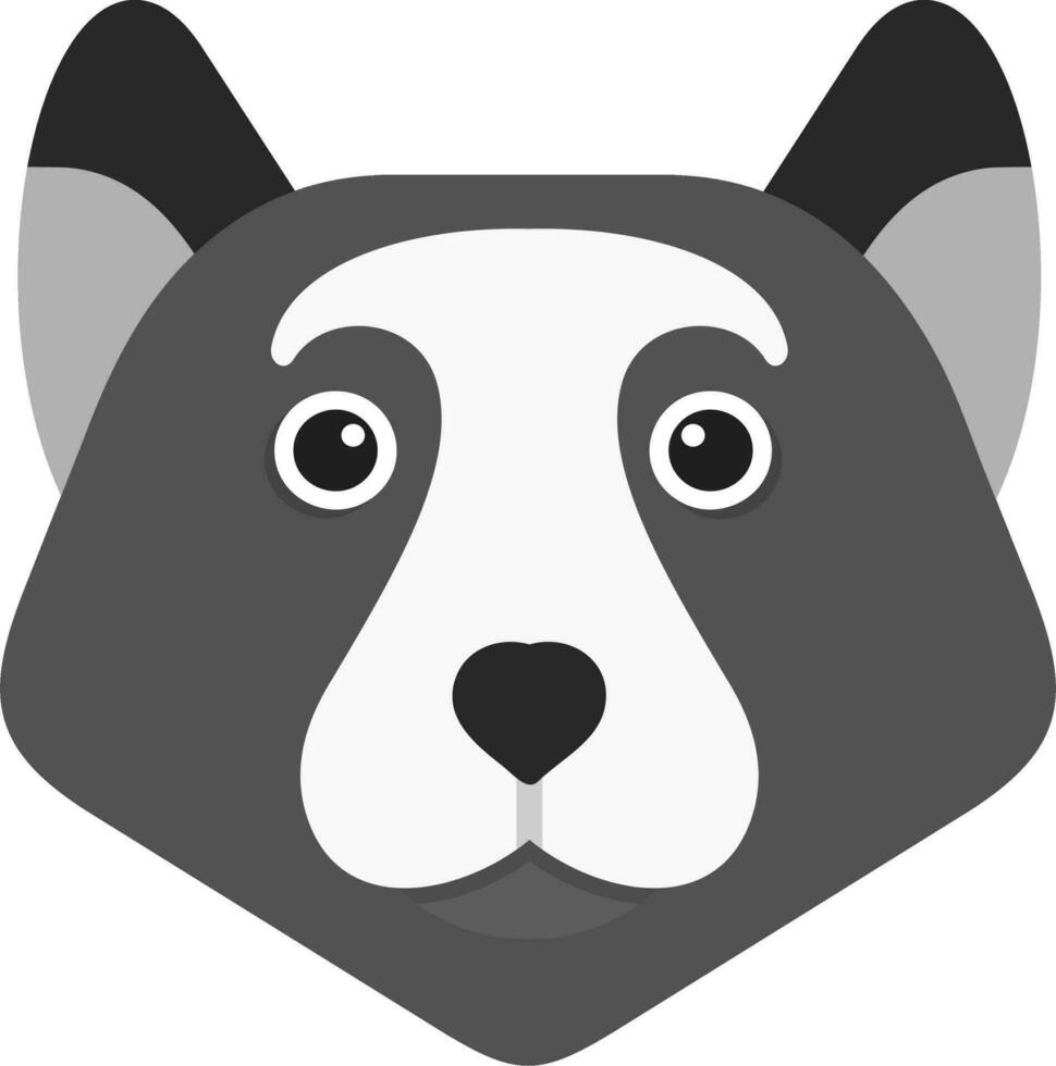 malamute vector icono