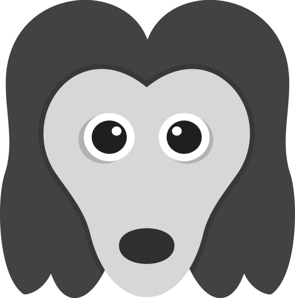 Afghan Hound Vector Icon