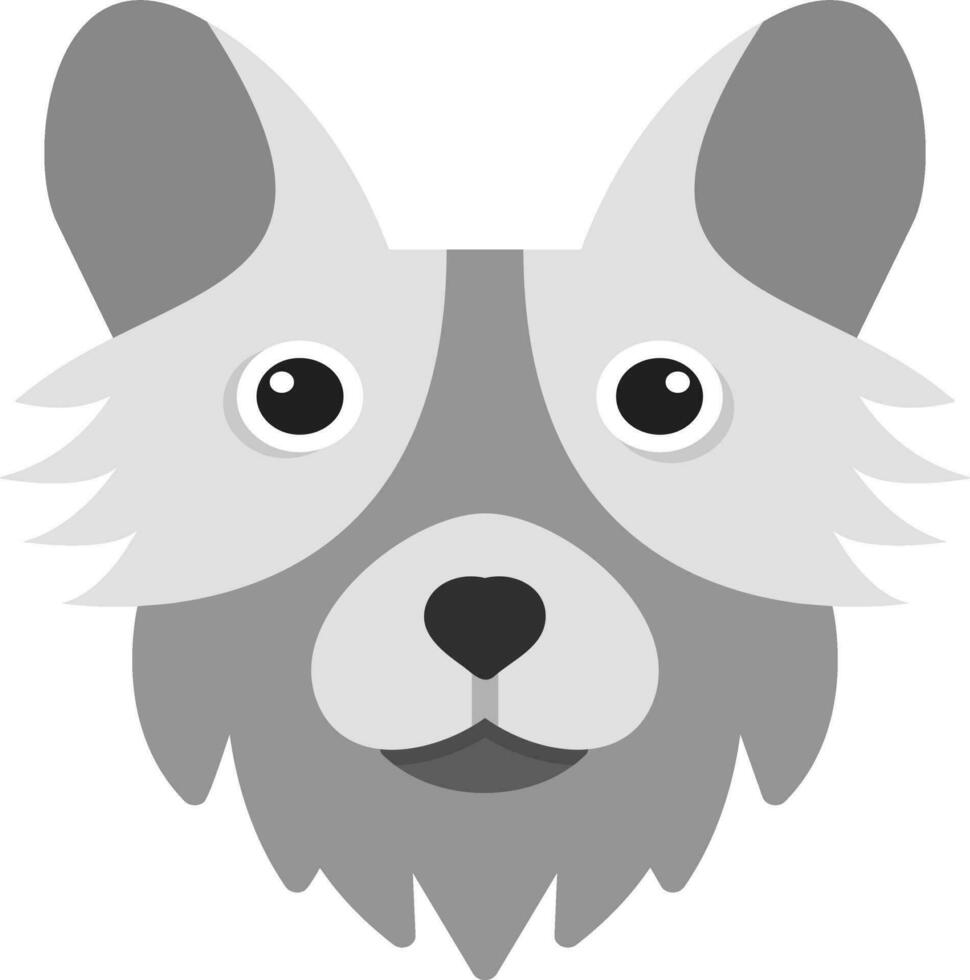 corgi vector icono