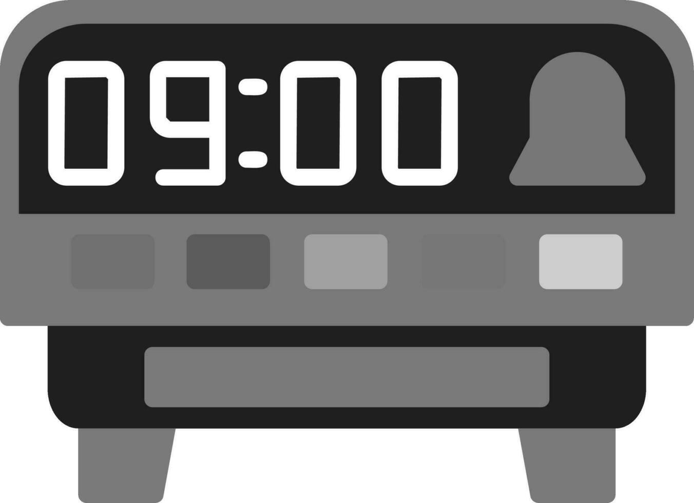 Digital Clock Vector Icon