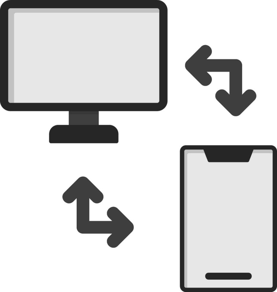 File Transfer Vector Icon