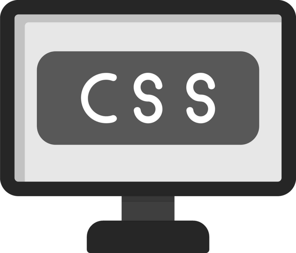 icono de vector de css