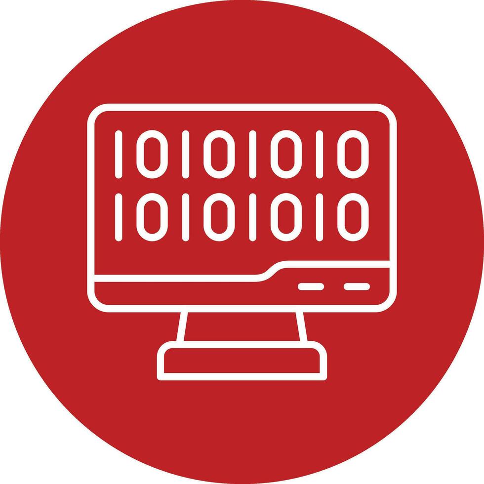 Binary Code Vector Icon