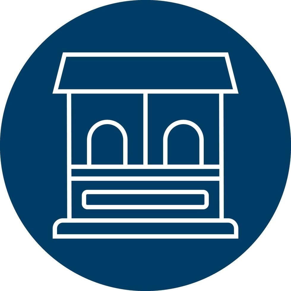 Ticket Office Vector Icon