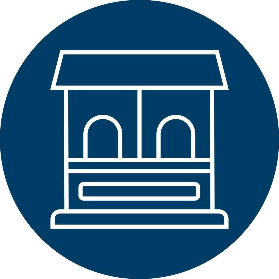 Ticket Office Vector Icon