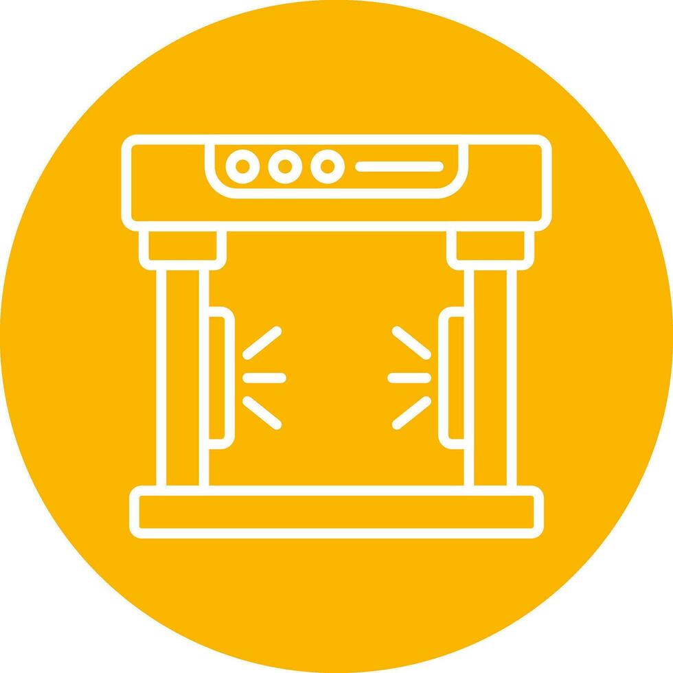 Metal Detector Vector Icon