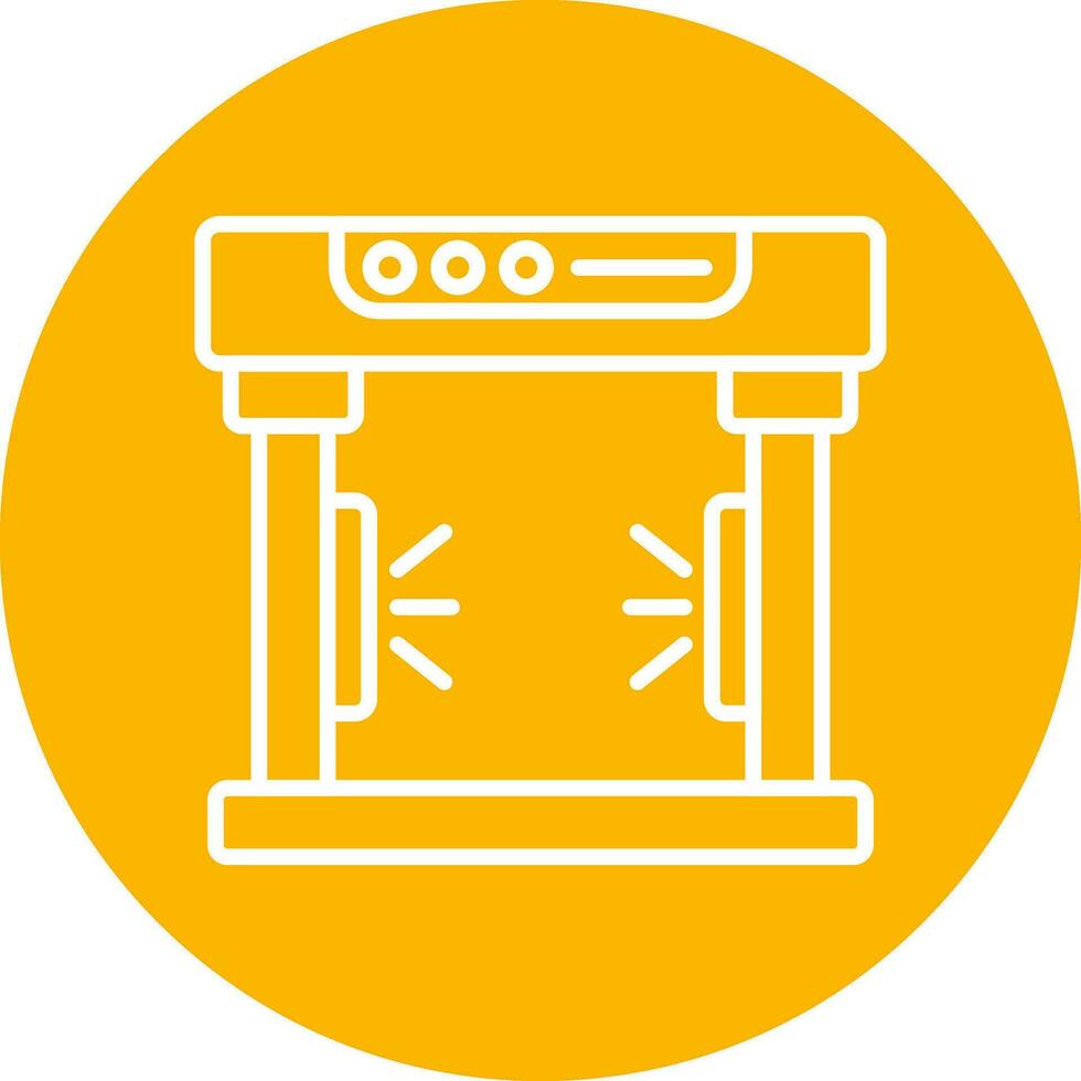 Metal Detector Vector Icon