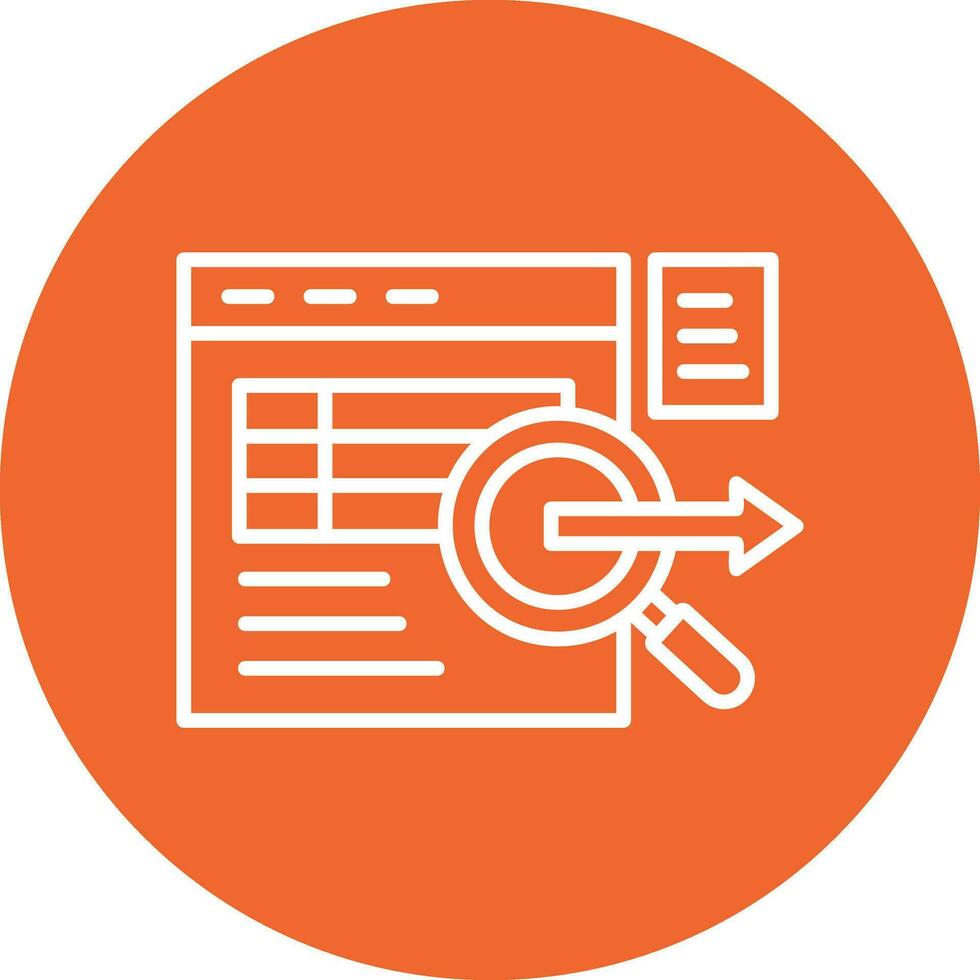 Data Query Vector Icon