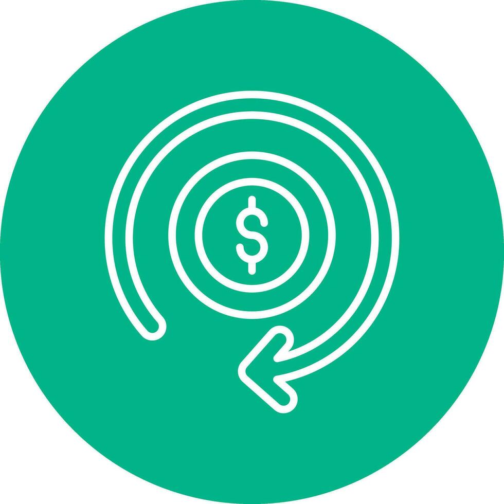 Money Refund Vector Icon