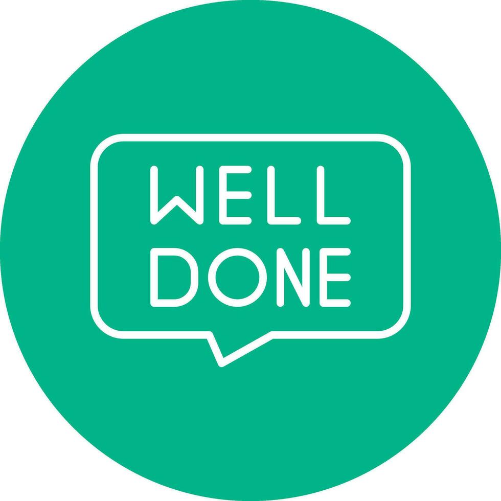 Well Done Vector Icon