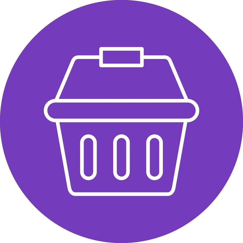 Shopping Basket Vector Icon