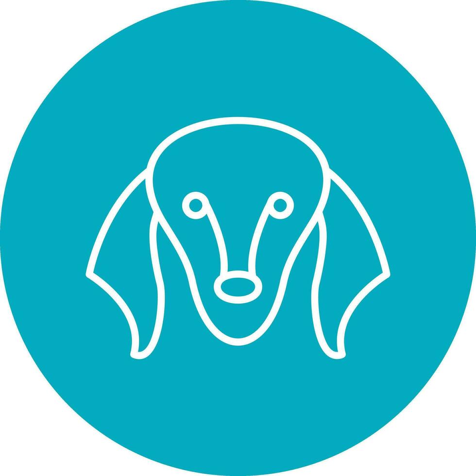 saluki vector icono