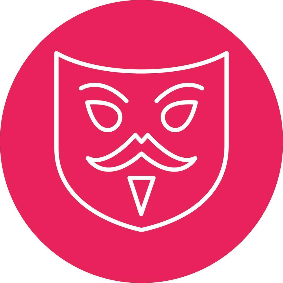 mascarada vector icono