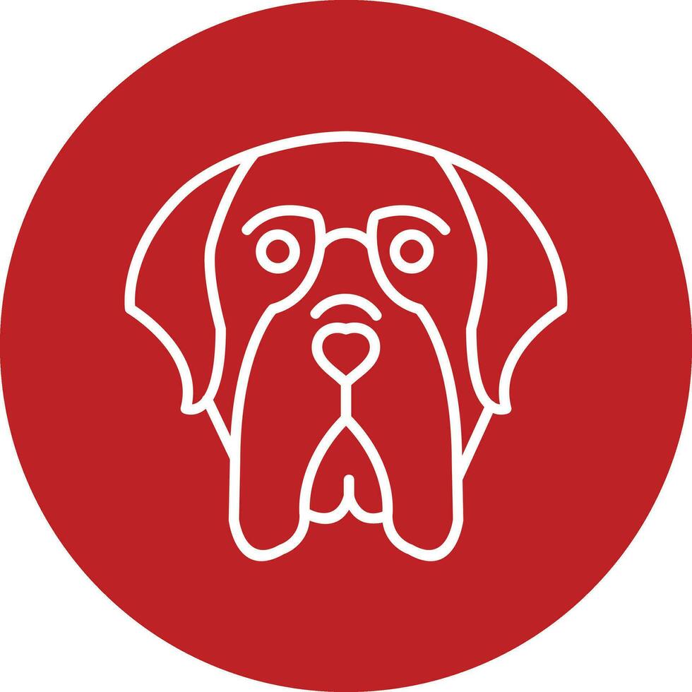 English Mastiff Vector Icon