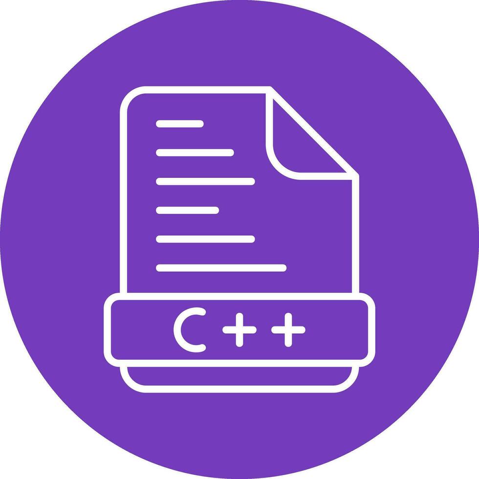 C plus plus Vector Icon