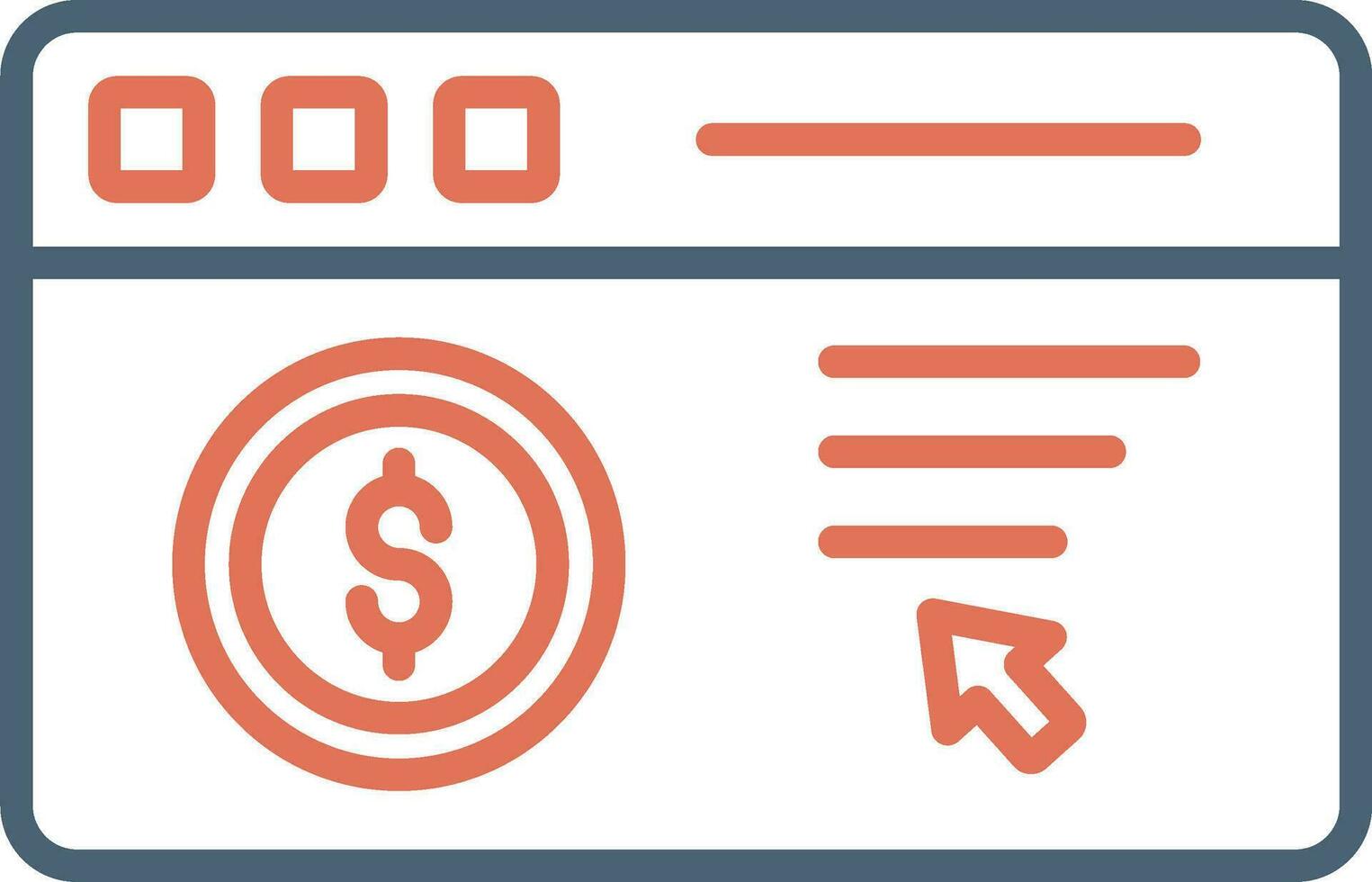 Pay Per Click Vector Icon