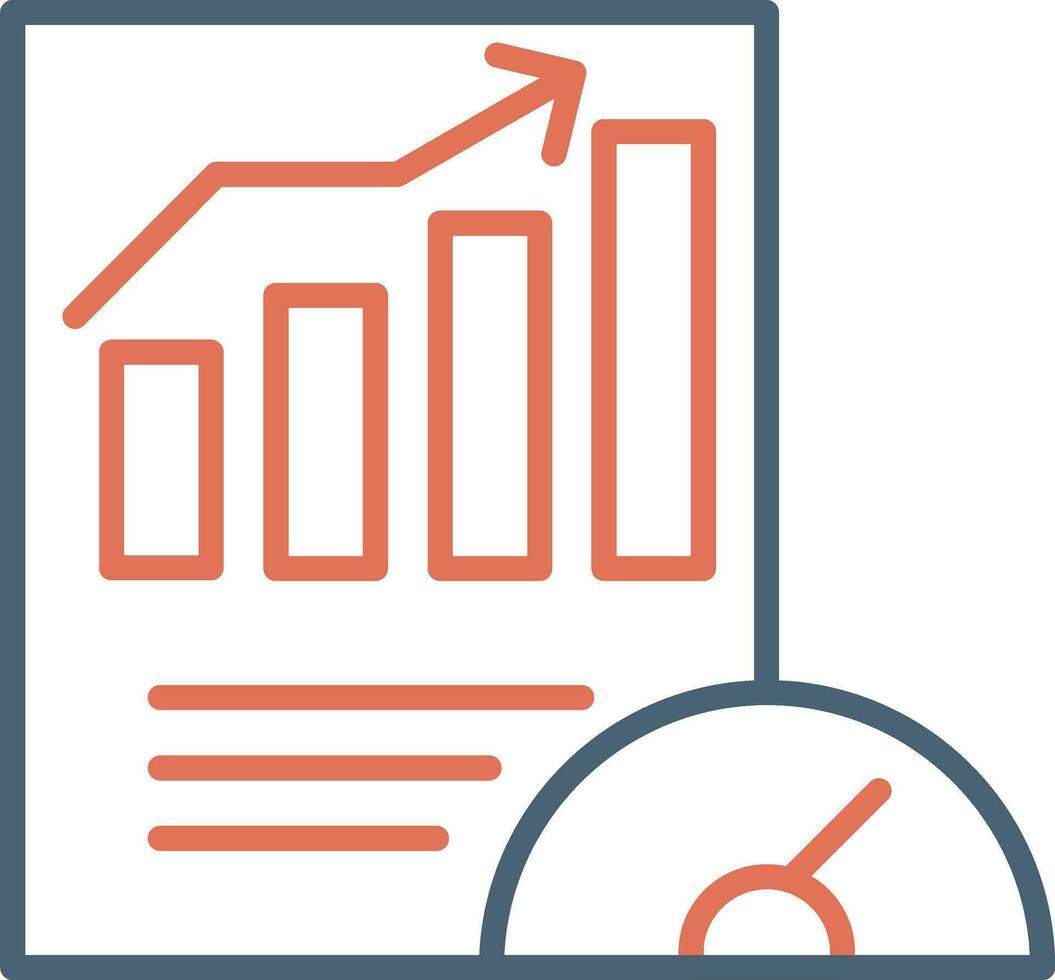 evaluación comparativa vector icono