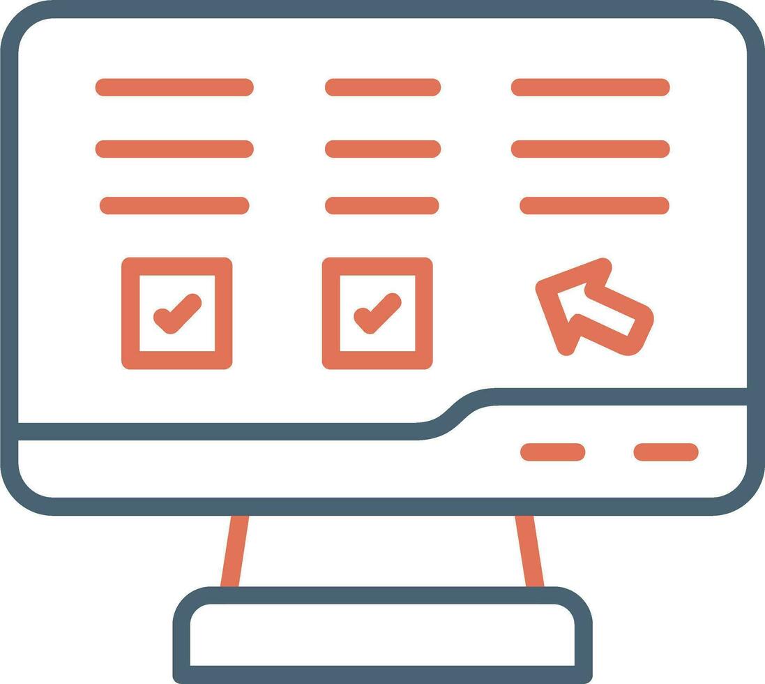 Online Lesson Vector Icon