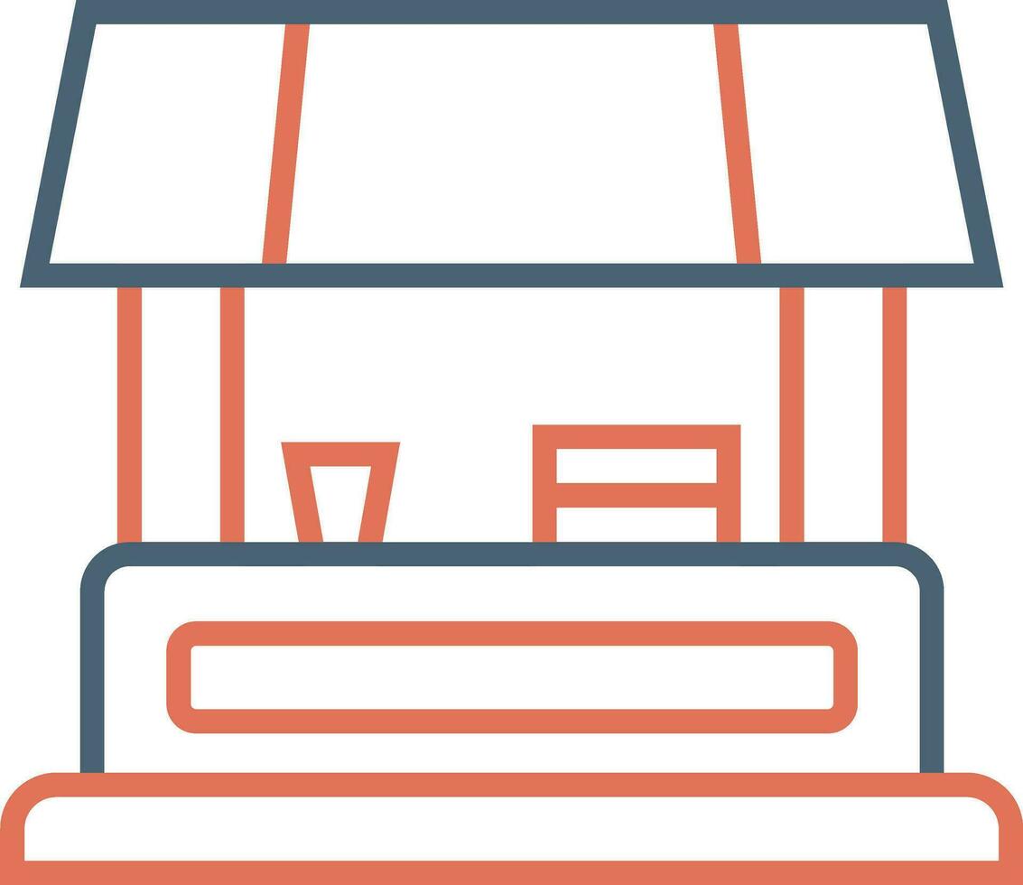 Food Stall Vector Icon