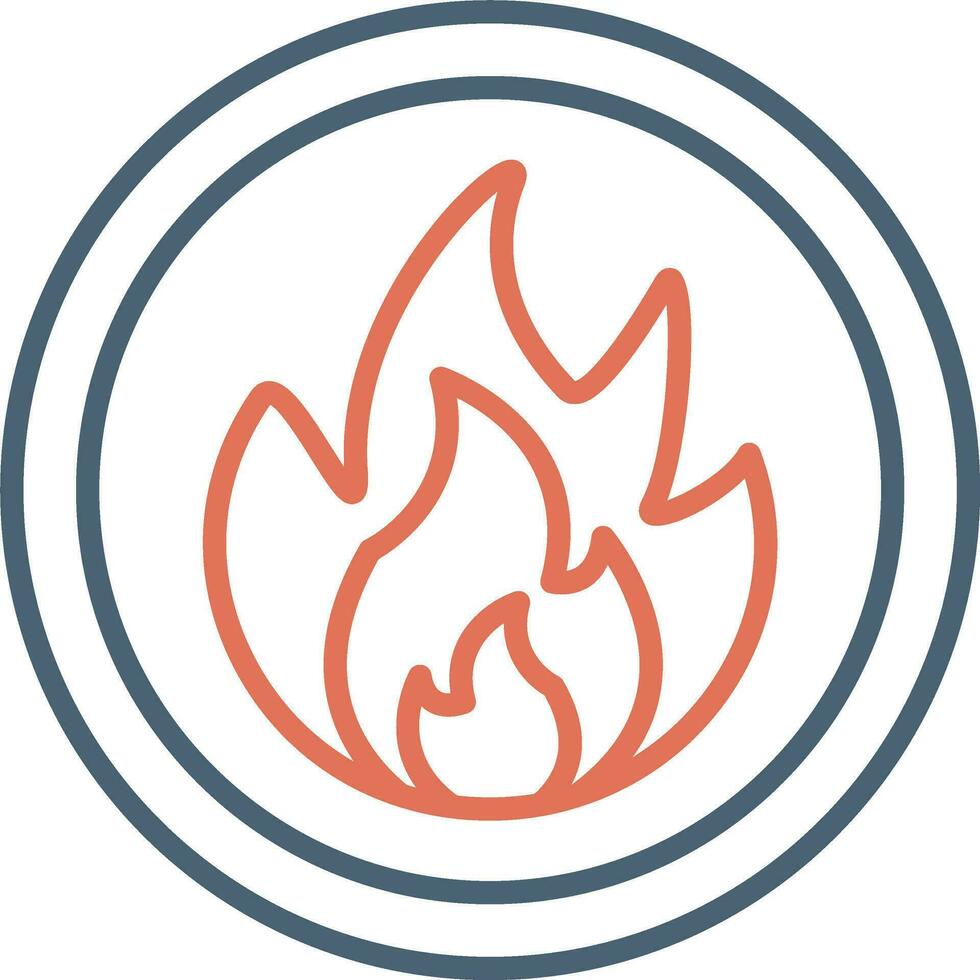 Flammable Vector Icon