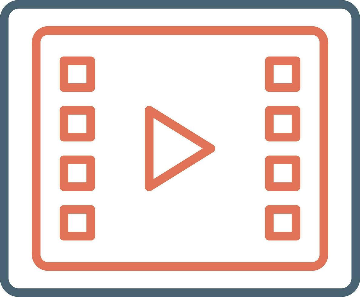 Video Processing Vector Icon