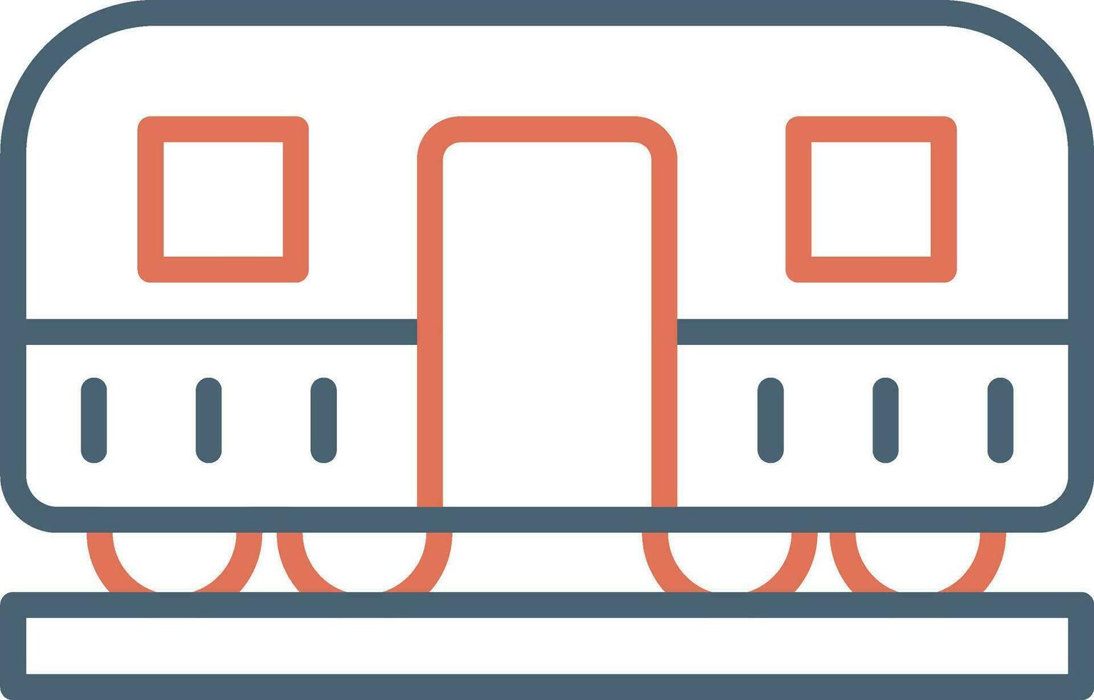 icono de vector de tren