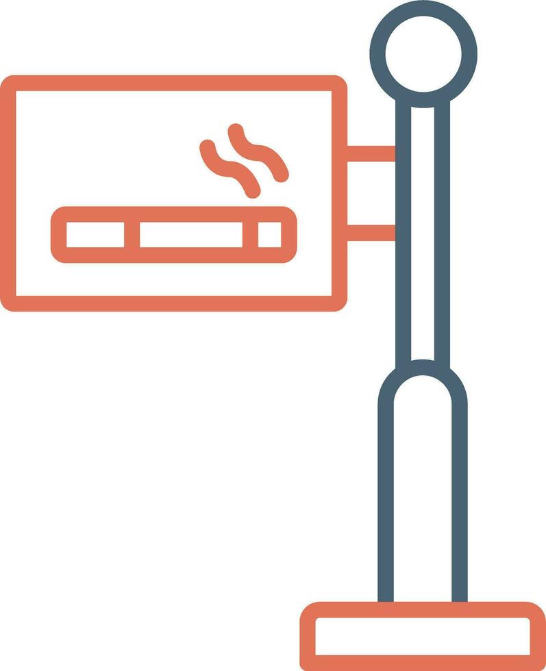 Smoking Area Vector Icon