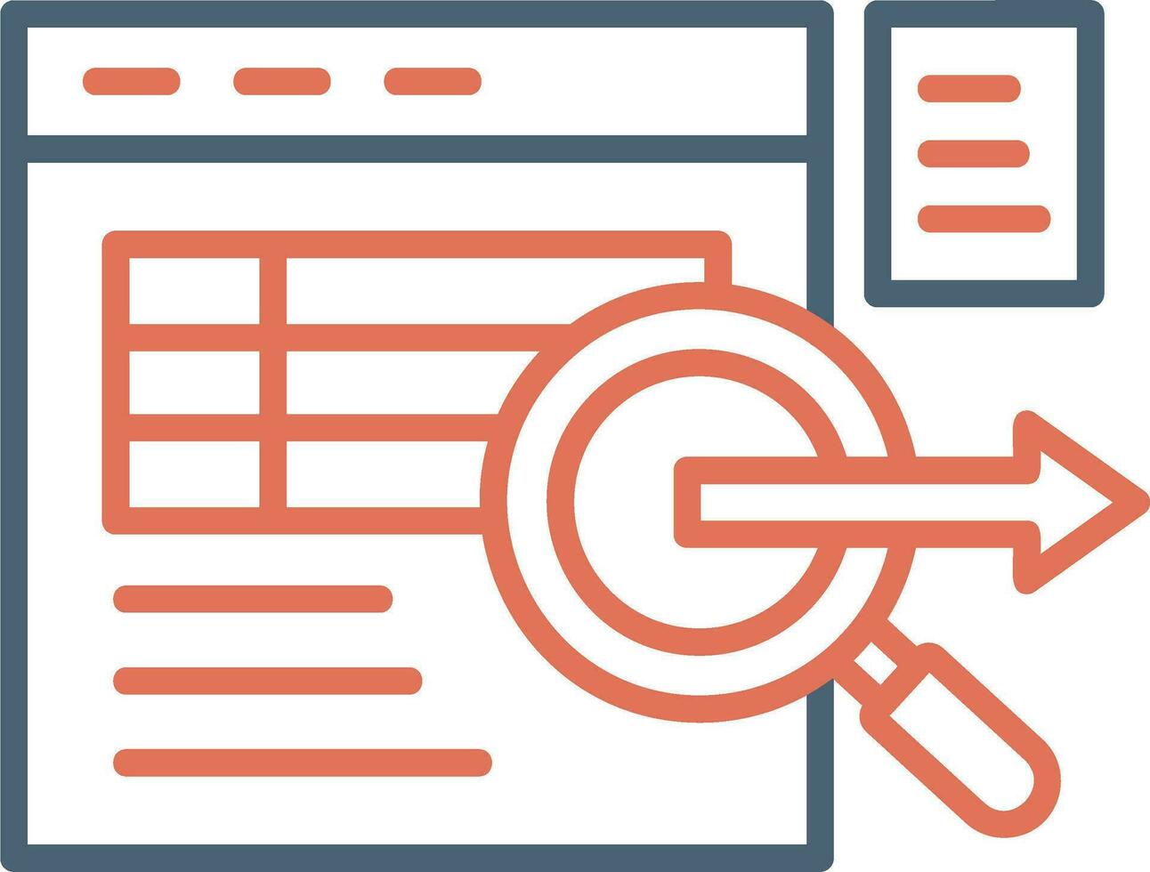 Data Query Vector Icon