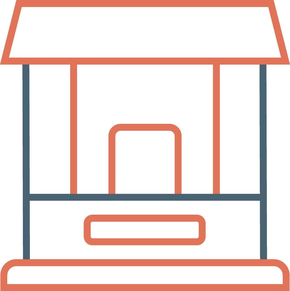 Ticket Window Vector Icon