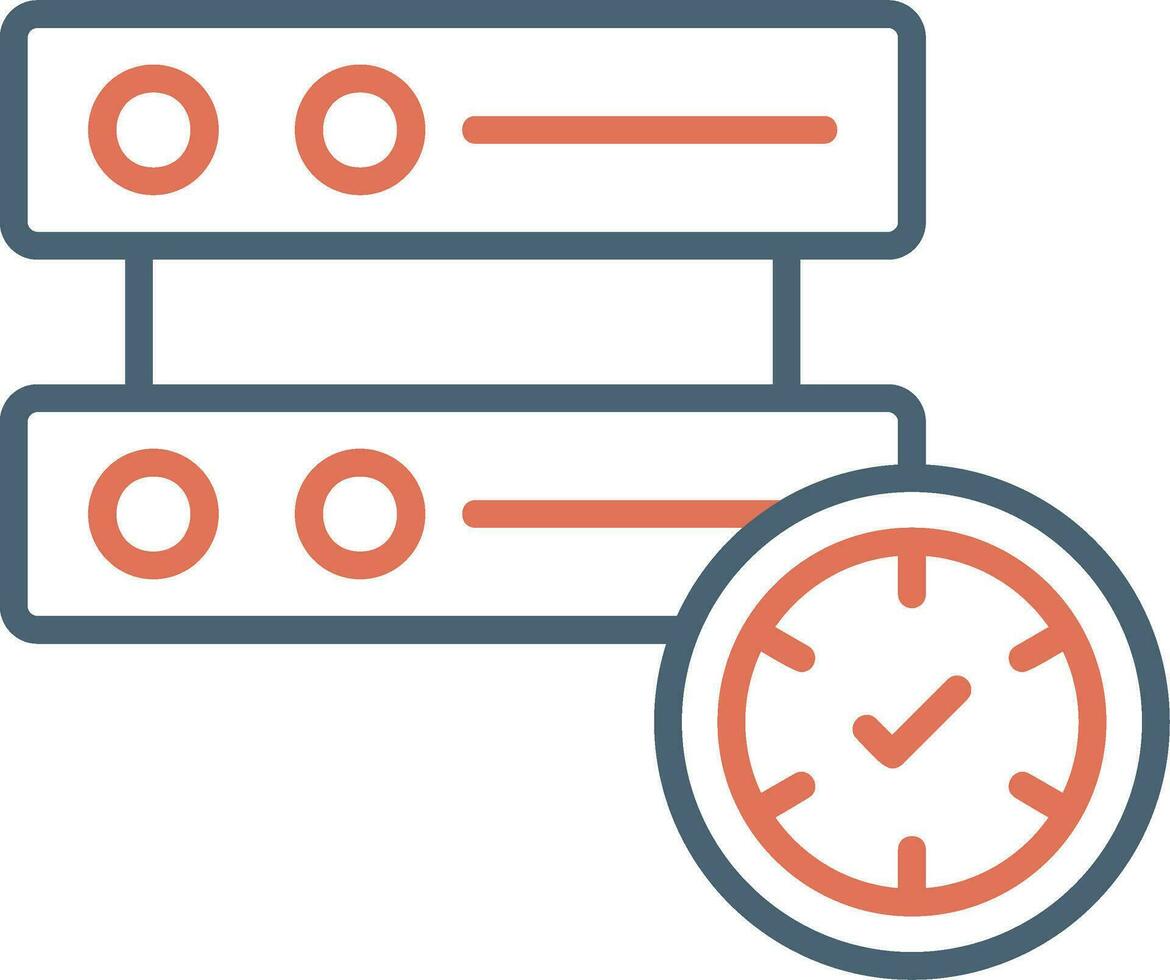 Real Time Vector Icon