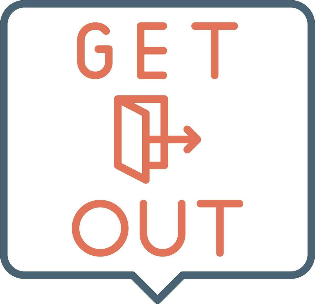 Get Out Vector Icon