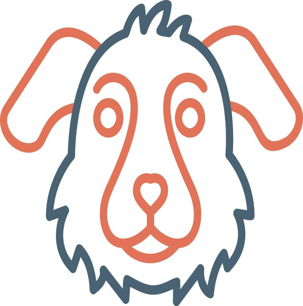 Bedlington terrier vector icono