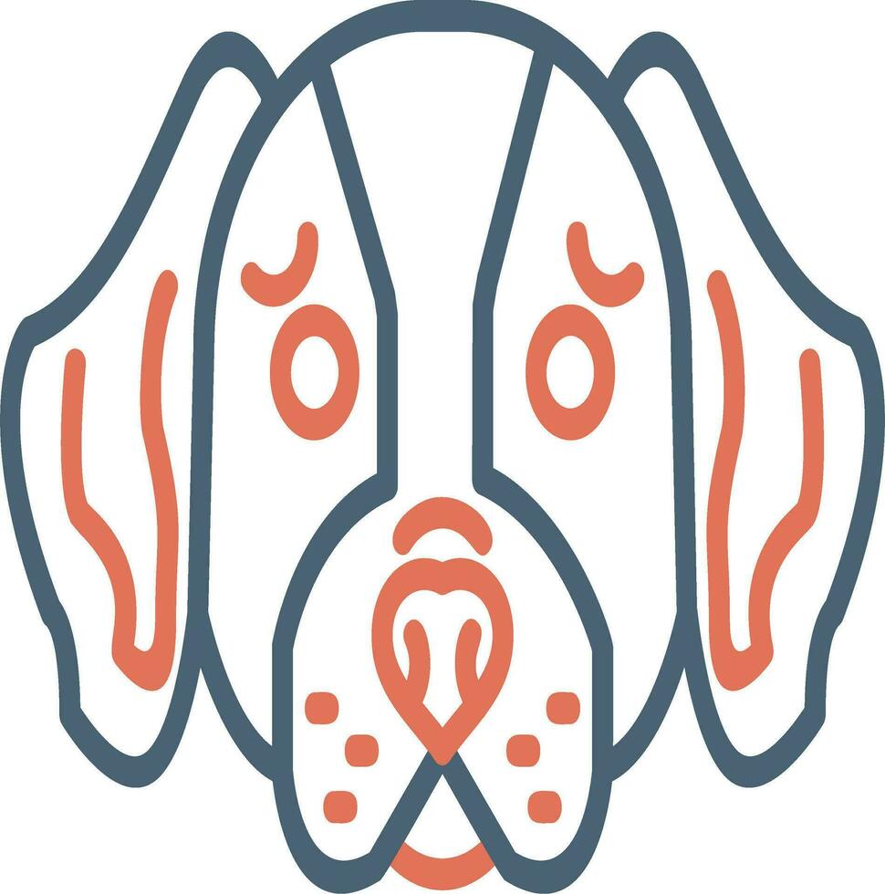 Basset Hound Vector Icon