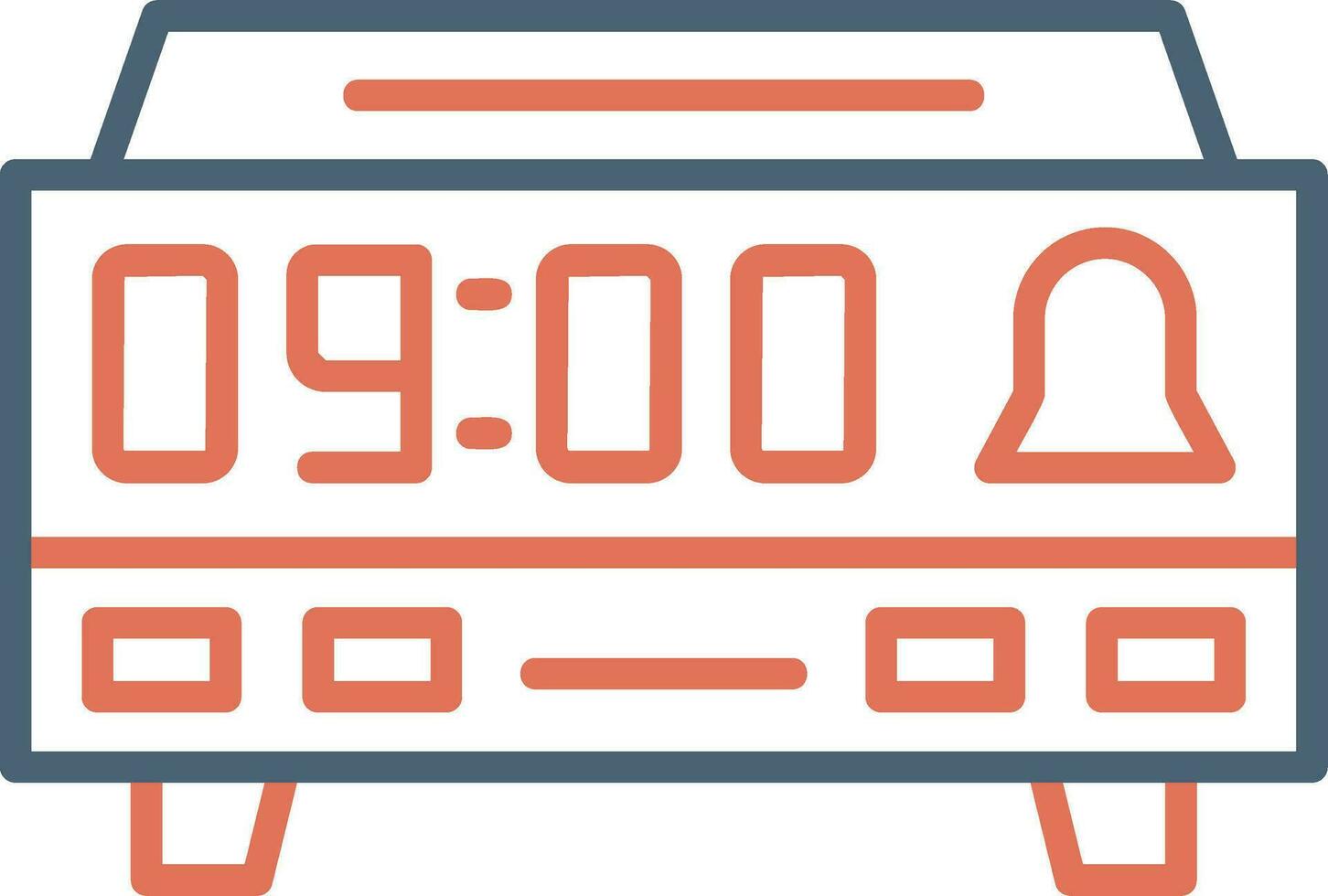 Digital Clock Vector Icon